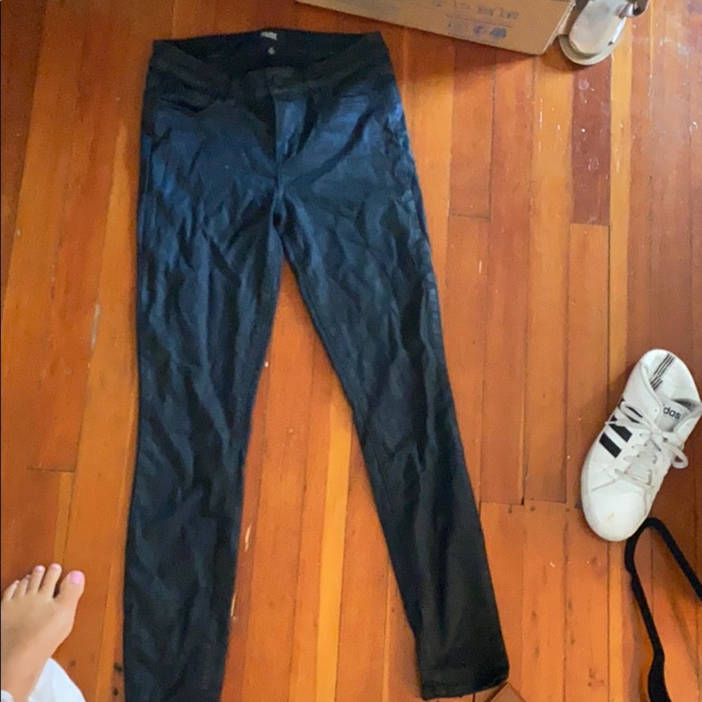 Paige black glazed jeans